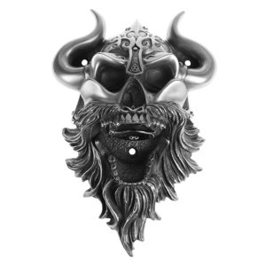 otvírák BEER BUDDIES Vikingové Skull (Silver Finish)