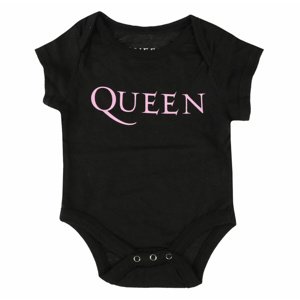 Dětské body ROCK OFF Queen Pink Logo černá
