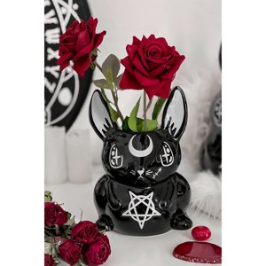 váza (dekorace) KILLSTAR - Evil Bunny Vase - Black - KSRA005847