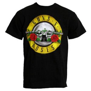 Tričko metal ROCK OFF Guns N' Roses Classic Logo černá M