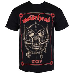 Tričko metal ROCK OFF Motörhead Anniversary černá vícebarevná S