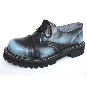 boty kožené KMM Jeanie černá modrá 38