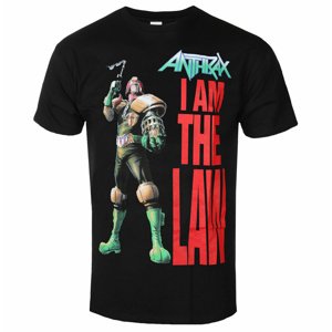 Tričko metal ROCK OFF Anthrax I Am The Law černá L