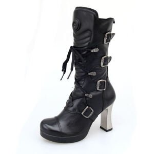 boty na podpatku NEW ROCK 5815-S10 černá 37