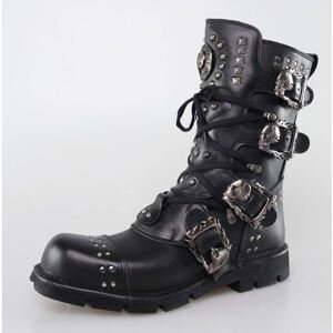 boty kožené NEW ROCK 1474-S1 černá 37