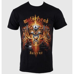 Tričko metal ROCK OFF Motörhead Inferno černá vícebarevná S