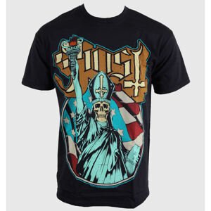 Tričko metal ROCK OFF Ghost Statue Of Liberty černá XXL