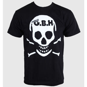 Tričko metal CARTON G.B.H. Skull černá S