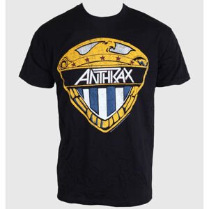 Tričko metal ROCK OFF Anthrax Eagle Shield černá L