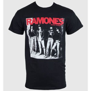 Tričko metal ROCK OFF Ramones Rocket To Russia černá XXL
