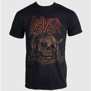 Tričko metal ROCK OFF Slayer Pumpkin černá XL