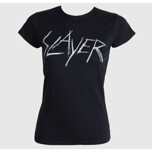 Tričko metal ROCK OFF Slayer Scratchy Logo černá L