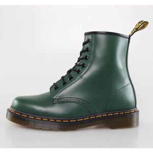 boty kožené Dr. Martens 8 dírkové zelená 38