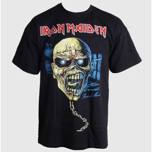 Tričko metal ROCK OFF Iron Maiden Piece of Mind Skull černá S