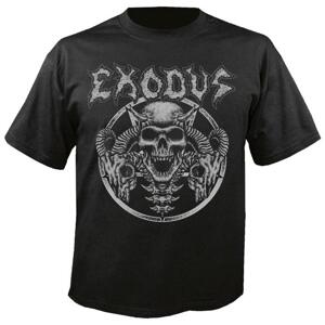 Tričko metal NUCLEAR BLAST Exodus Horns Skull černá XXL