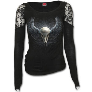 tričko SPIRAL Raven Cage černá XL