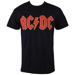 Tričko metal RAZAMATAZ AC-DC Logo černá L