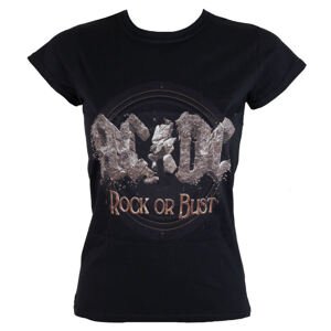 Tričko metal ROCK OFF AC-DC Rock or Bust černá XL