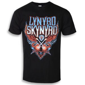 Tričko metal PLASTIC HEAD Lynyrd Skynyrd Crossed Guitars černá XL