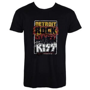 Tričko metal HYBRIS Kiss Detroit Rock City černá 5XL