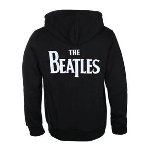 mikina s kapucí ROCK OFF Beatles Drop T Logo černá S