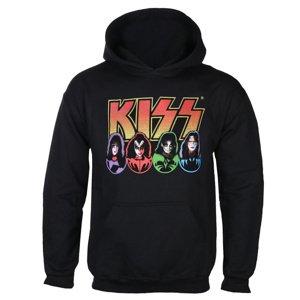mikina s kapucí ROCK OFF Kiss Logo černá XL