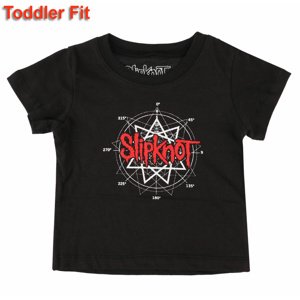 Tričko metal ROCK OFF Slipknot Star Logo černá 12m