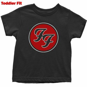 Tričko metal ROCK OFF Foo Fighters Logo černá 12m
