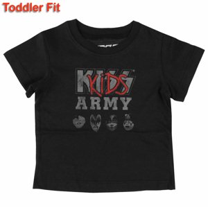 Tričko metal ROCK OFF Kiss Kids Army černá 3T