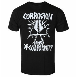 Tričko metal INDIEMERCH Corrosion of Conformity Skull Logo černá S