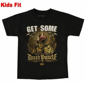 Tričko metal ROCK OFF Five Finger Death Punch Get Some Boys černá 9-10