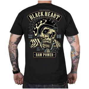tričko BLACK HEART RAW POWER CHOPPER černá 3XL