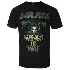 Tričko metal ART WORX Overkill Cover Wings Of War černá S