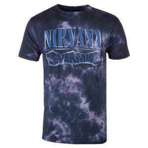 Tričko metal ROCK OFF Nirvana Nevermind Wavy Logo černá XXL