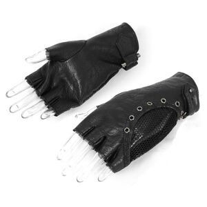 rukavice DEVIL FASHION - Cutthroat Steampunk Gauntlets with Mesh Panelling - GE013 XS-S